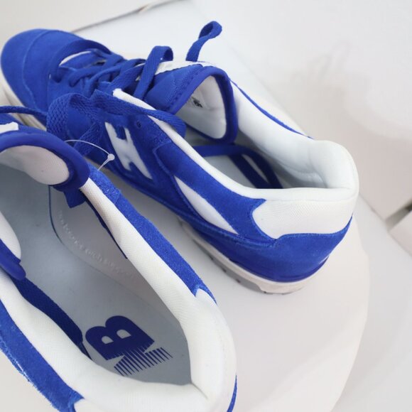 NEW BALANCE 550 SIZE 11D BLUE WHITE GRAY CLASSIC BASKETBALL SHOE BB550VNA - Picture 6 of 13